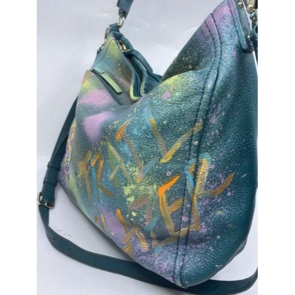 kate spade w hand shoulder customized by me w appl - Picture 7 of 12